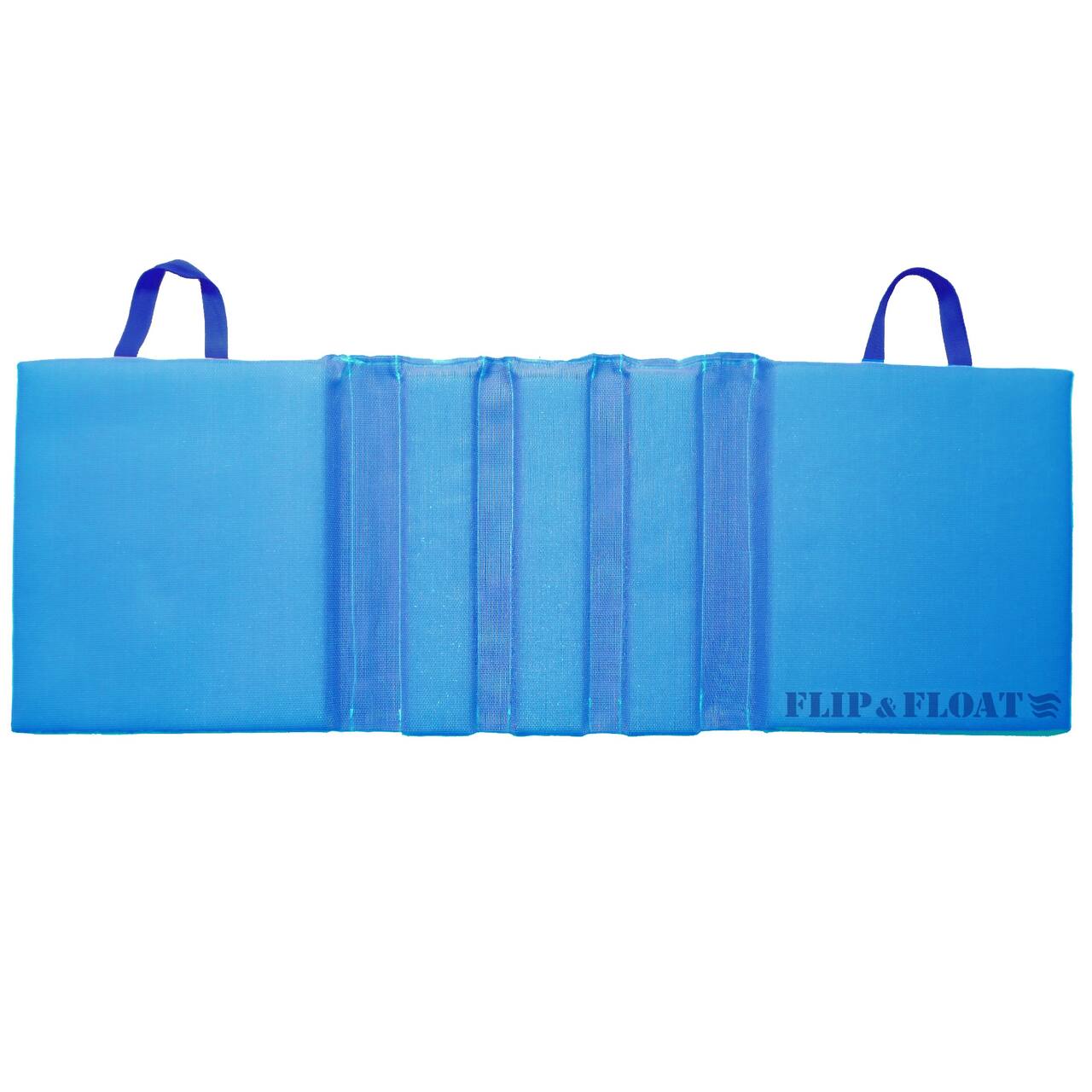 47" Blue Foldable Flip & Float Swimming Pool Lounger Raft